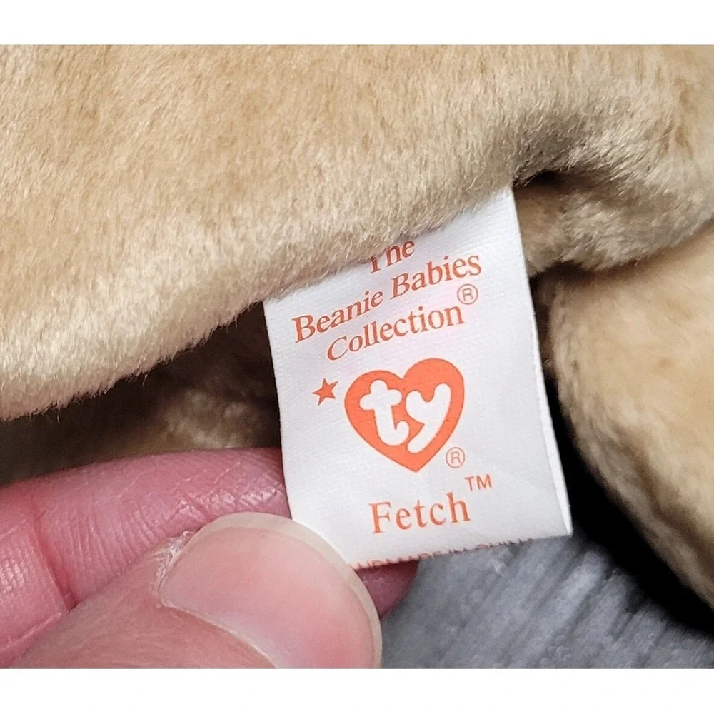 Ty Beanie Babies - Fetch the Golden Retriver/Puppy (1998)